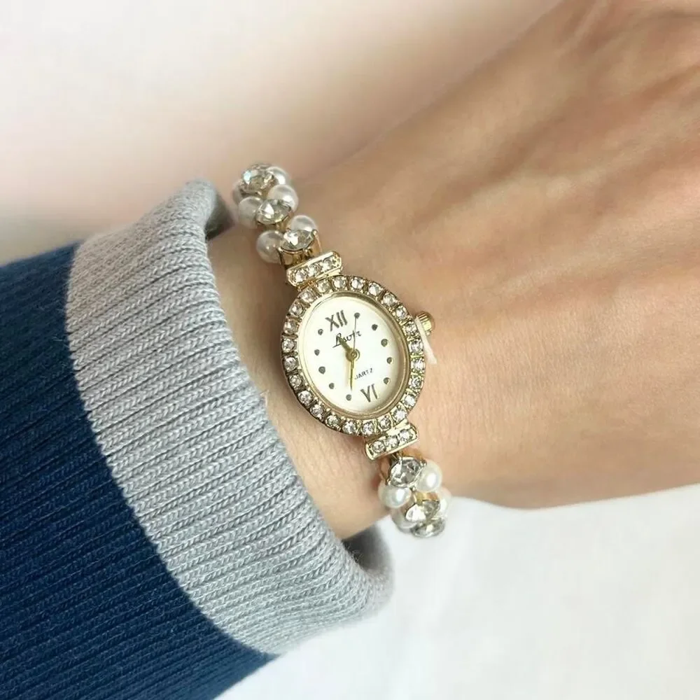 Vintage Inspired Luxury Gold Tone Watch